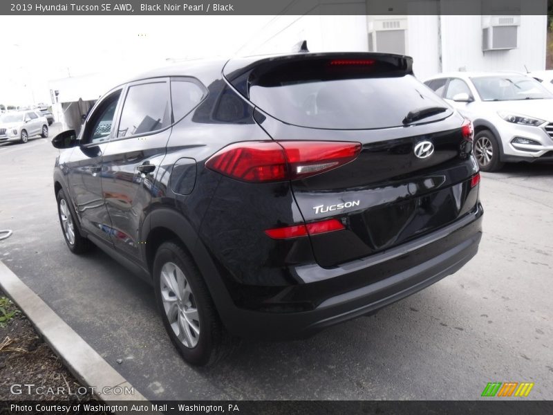 Black Noir Pearl / Black 2019 Hyundai Tucson SE AWD
