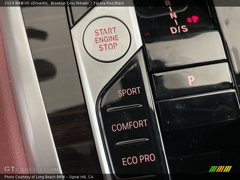 Controls of 2024 X6 xDrive40i