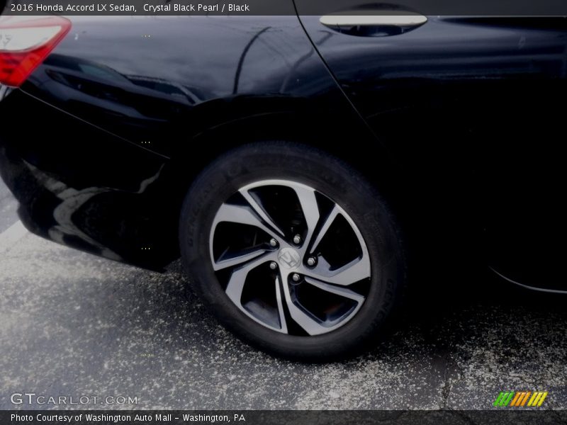Crystal Black Pearl / Black 2016 Honda Accord LX Sedan