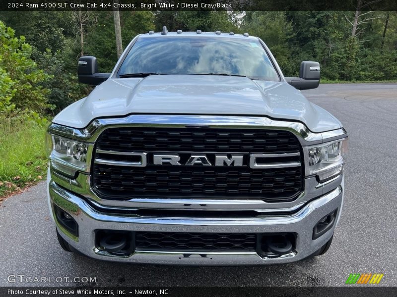 Bright White / Diesel Gray/Black 2024 Ram 4500 SLT Crew Cab 4x4 Chassis