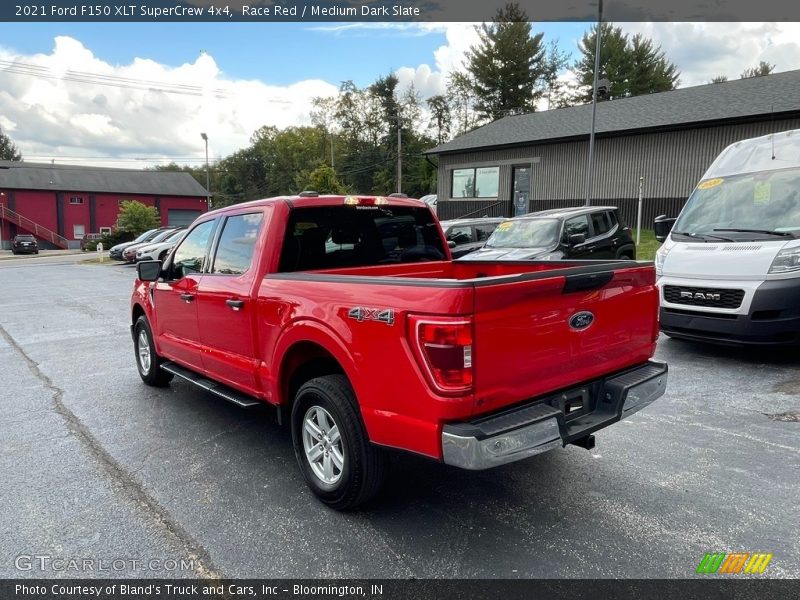 Race Red / Medium Dark Slate 2021 Ford F150 XLT SuperCrew 4x4