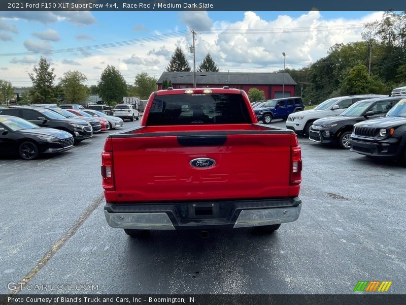 Race Red / Medium Dark Slate 2021 Ford F150 XLT SuperCrew 4x4