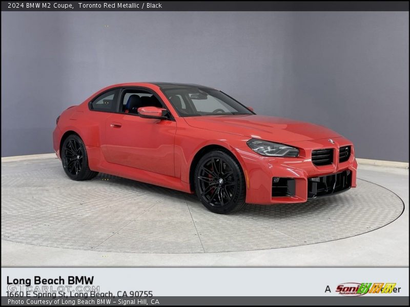 Toronto Red Metallic / Black 2024 BMW M2 Coupe