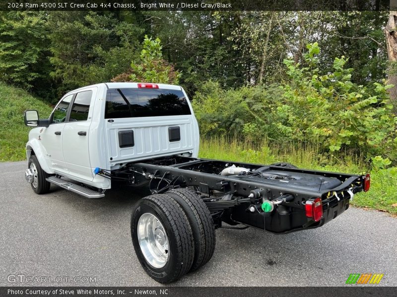 Bright White / Diesel Gray/Black 2024 Ram 4500 SLT Crew Cab 4x4 Chassis