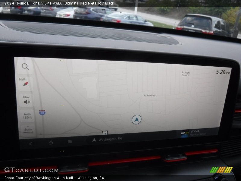 Navigation of 2024 Kona N Line AWD