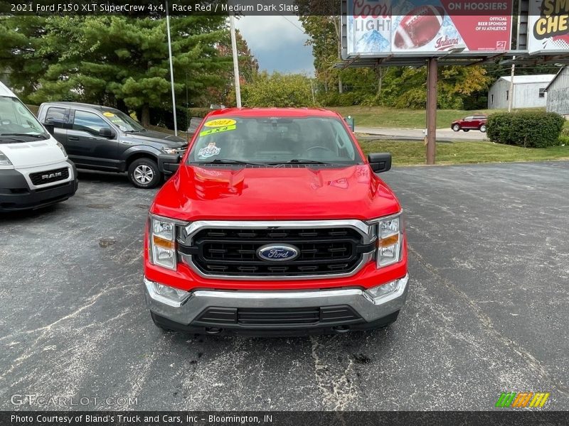 Race Red / Medium Dark Slate 2021 Ford F150 XLT SuperCrew 4x4