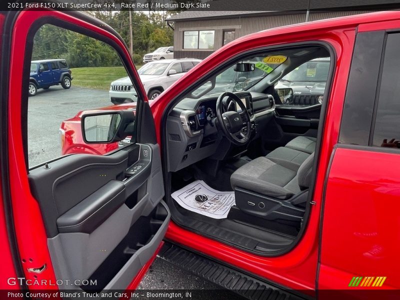 Race Red / Medium Dark Slate 2021 Ford F150 XLT SuperCrew 4x4