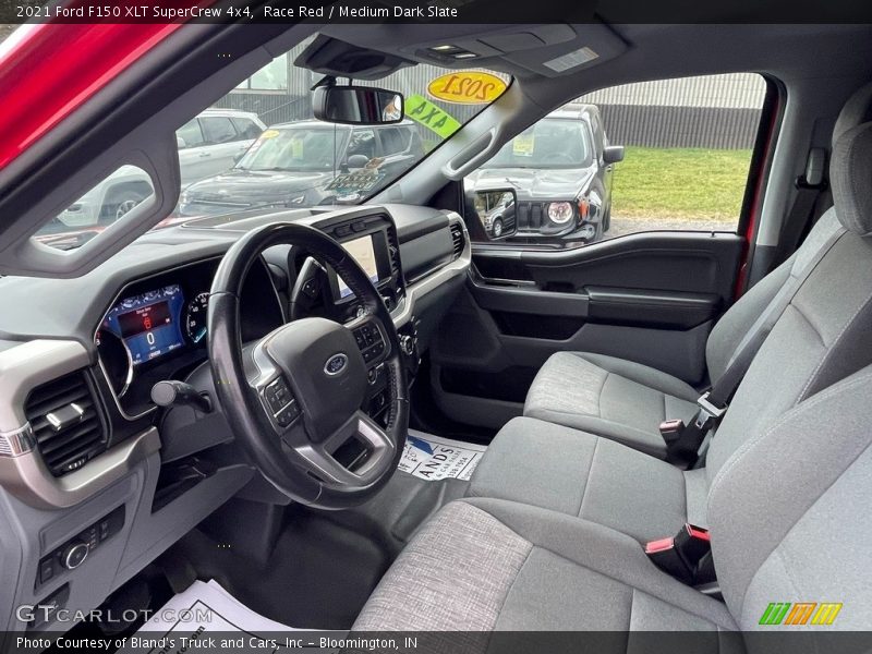 Front Seat of 2021 F150 XLT SuperCrew 4x4