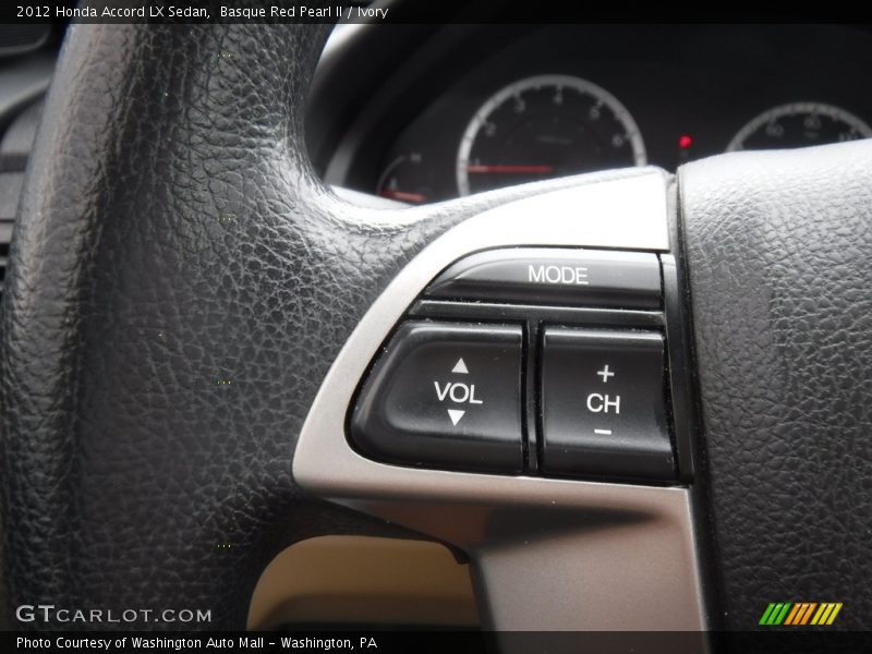 Basque Red Pearl II / Ivory 2012 Honda Accord LX Sedan