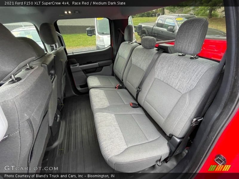 Rear Seat of 2021 F150 XLT SuperCrew 4x4
