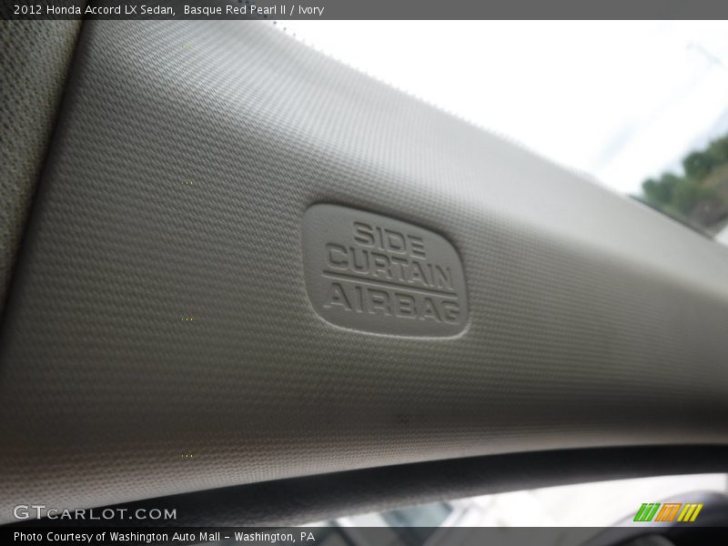 Basque Red Pearl II / Ivory 2012 Honda Accord LX Sedan
