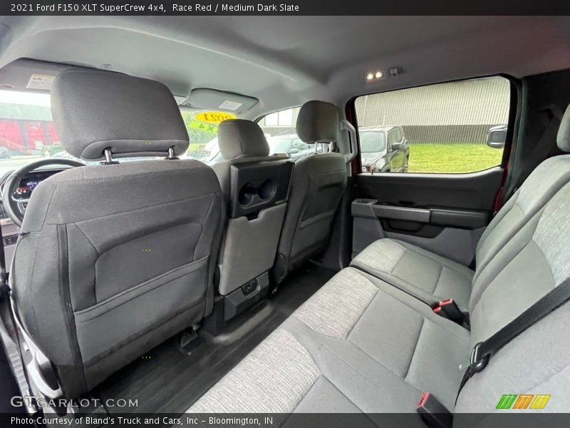 Rear Seat of 2021 F150 XLT SuperCrew 4x4