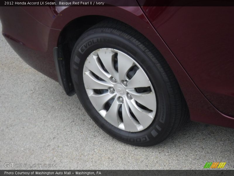 Basque Red Pearl II / Ivory 2012 Honda Accord LX Sedan