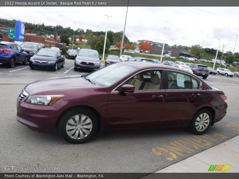 Basque Red Pearl II / Ivory 2012 Honda Accord LX Sedan