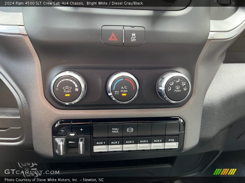 Controls of 2024 4500 SLT Crew Cab 4x4 Chassis
