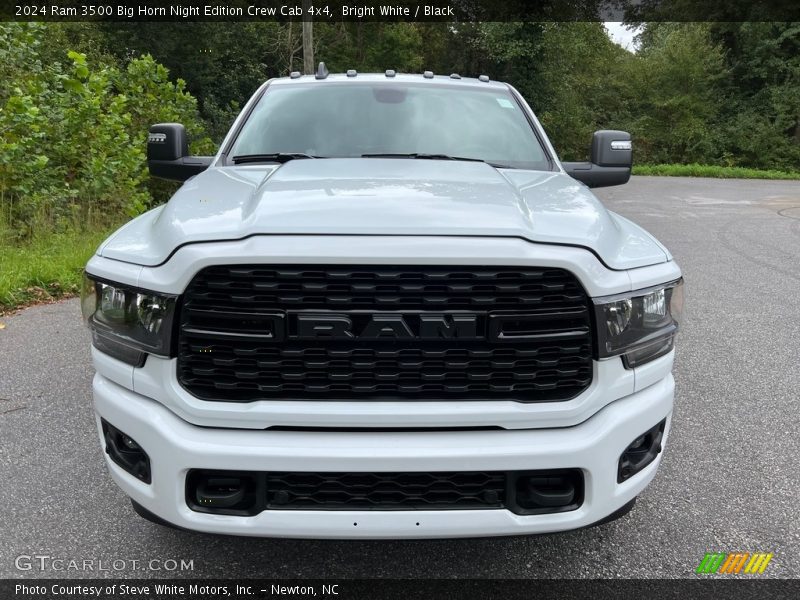Bright White / Black 2024 Ram 3500 Big Horn Night Edition Crew Cab 4x4