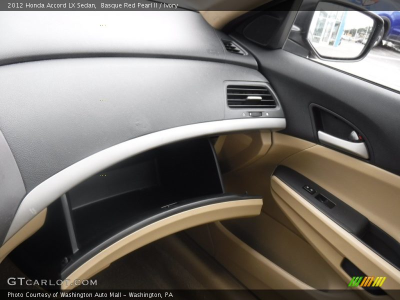 Basque Red Pearl II / Ivory 2012 Honda Accord LX Sedan