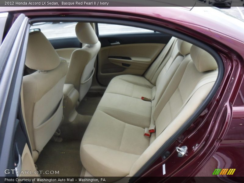 Basque Red Pearl II / Ivory 2012 Honda Accord LX Sedan