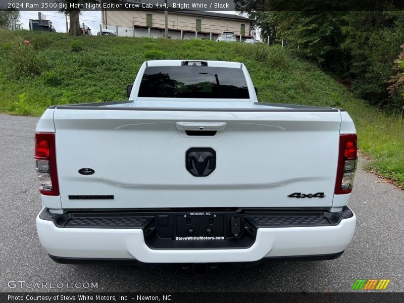 Bright White / Black 2024 Ram 3500 Big Horn Night Edition Crew Cab 4x4