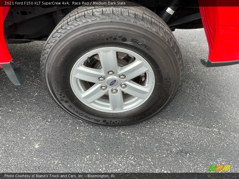 Race Red / Medium Dark Slate 2021 Ford F150 XLT SuperCrew 4x4