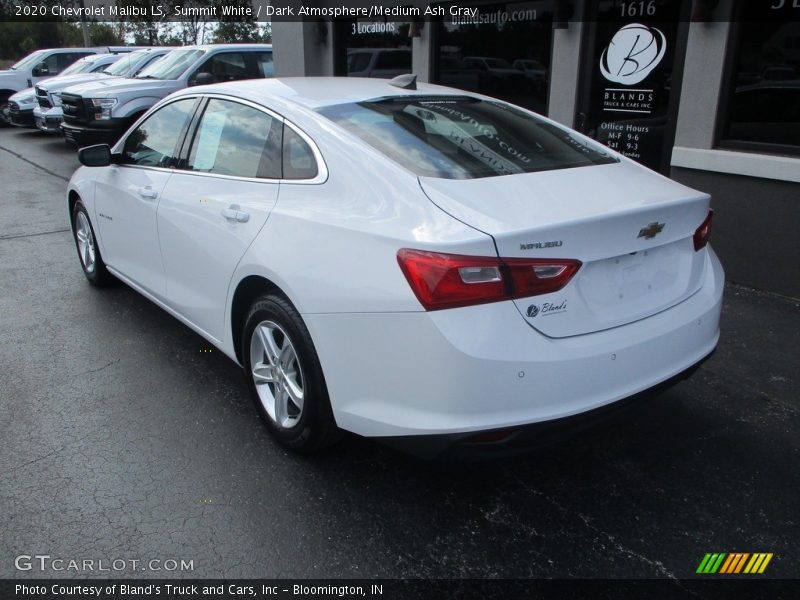 Summit White / Dark Atmosphere/Medium Ash Gray 2020 Chevrolet Malibu LS