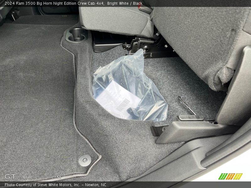 Rear Seat of 2024 3500 Big Horn Night Edition Crew Cab 4x4