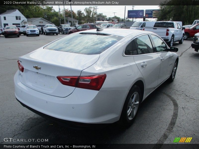 Summit White / Dark Atmosphere/Medium Ash Gray 2020 Chevrolet Malibu LS