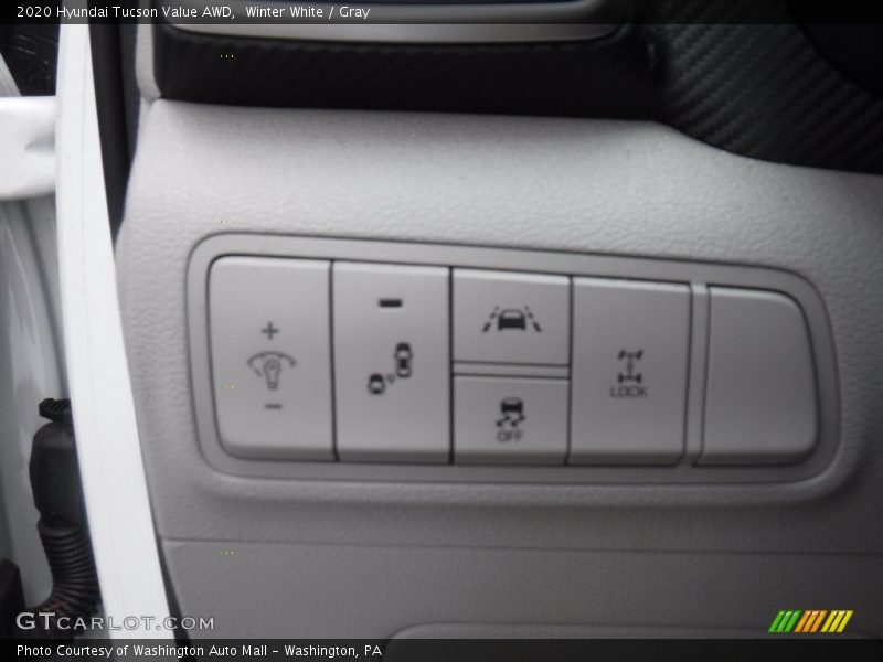Winter White / Gray 2020 Hyundai Tucson Value AWD