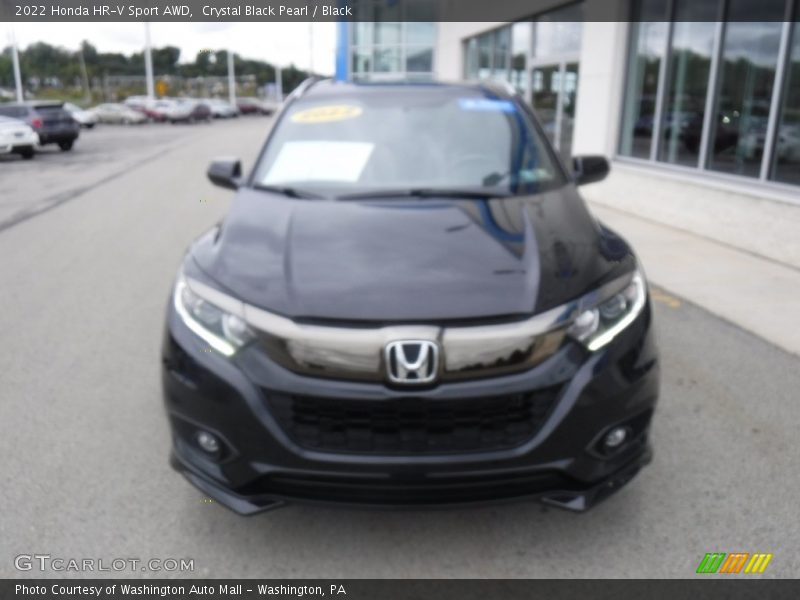 Crystal Black Pearl / Black 2022 Honda HR-V Sport AWD