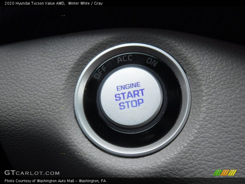 Winter White / Gray 2020 Hyundai Tucson Value AWD