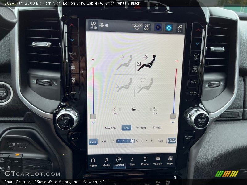 Controls of 2024 3500 Big Horn Night Edition Crew Cab 4x4