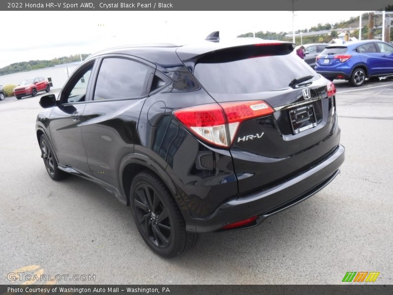 Crystal Black Pearl / Black 2022 Honda HR-V Sport AWD