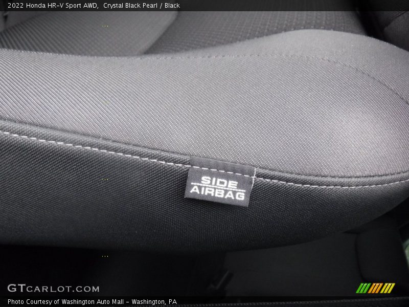 Crystal Black Pearl / Black 2022 Honda HR-V Sport AWD