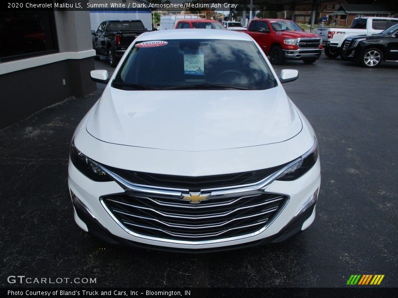 Summit White / Dark Atmosphere/Medium Ash Gray 2020 Chevrolet Malibu LS