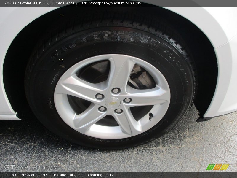 Summit White / Dark Atmosphere/Medium Ash Gray 2020 Chevrolet Malibu LS