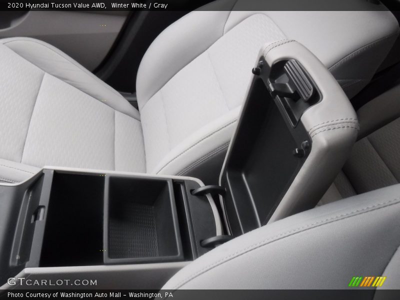 Winter White / Gray 2020 Hyundai Tucson Value AWD