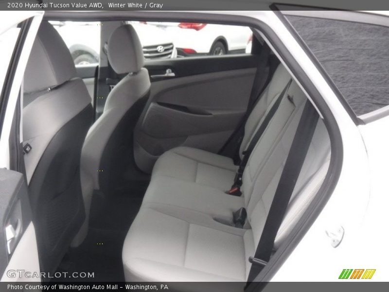 Winter White / Gray 2020 Hyundai Tucson Value AWD