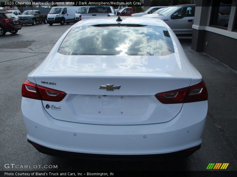 Summit White / Dark Atmosphere/Medium Ash Gray 2020 Chevrolet Malibu LS
