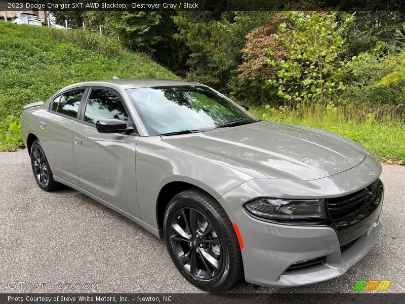 Front 3/4 View of 2023 Charger SXT AWD Blacktop