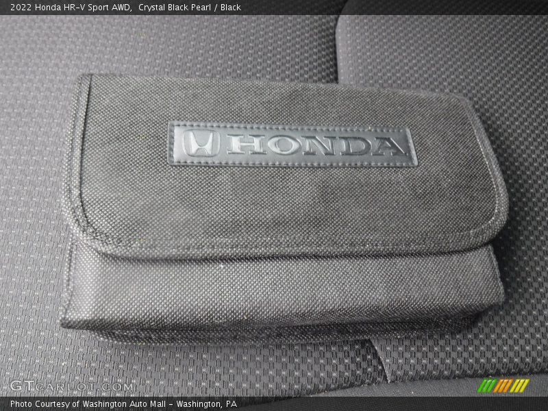 Crystal Black Pearl / Black 2022 Honda HR-V Sport AWD
