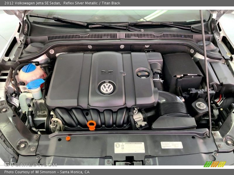  2012 Jetta SE Sedan Engine - 2.5 Liter DOHC 20-Valve 5 Cylinder