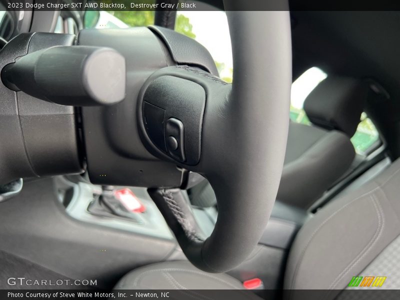  2023 Charger SXT AWD Blacktop Steering Wheel
