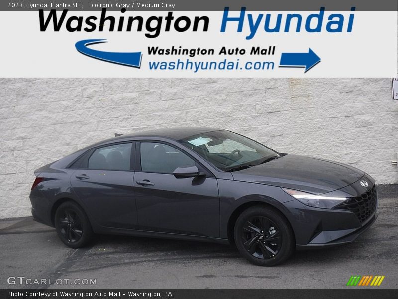 Ecotronic Gray / Medium Gray 2023 Hyundai Elantra SEL
