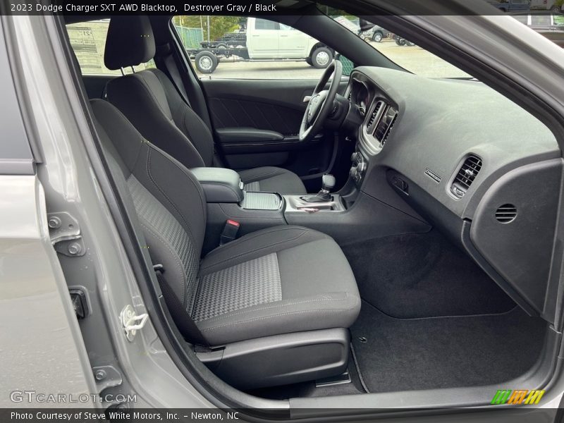 Front Seat of 2023 Charger SXT AWD Blacktop