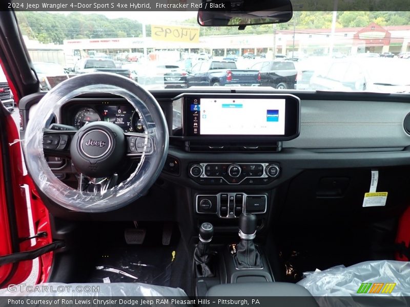 Dashboard of 2024 Wrangler 4-Door Sport S 4xe Hybrid