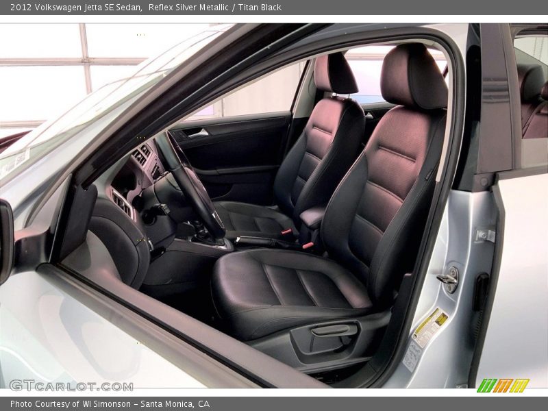 Front Seat of 2012 Jetta SE Sedan