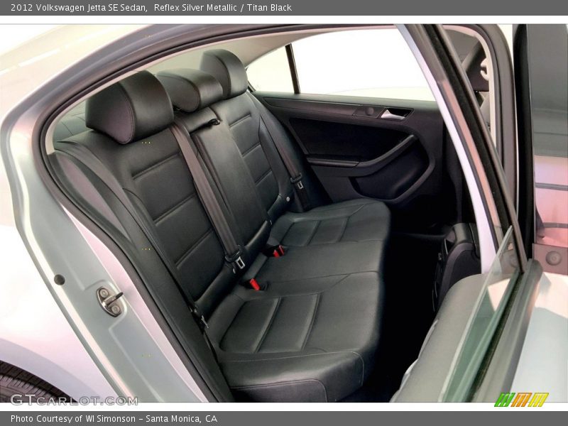 Rear Seat of 2012 Jetta SE Sedan