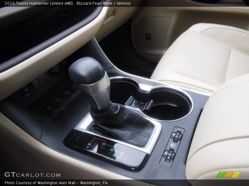 Blizzard Pearl White / Almond 2019 Toyota Highlander Limited AWD