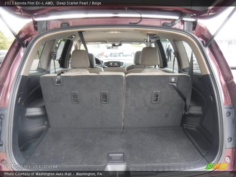  2021 Pilot EX-L AWD Trunk