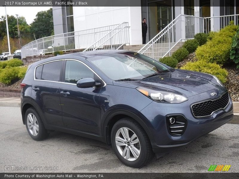 Pacific Blue / Black 2017 Kia Sportage LX AWD